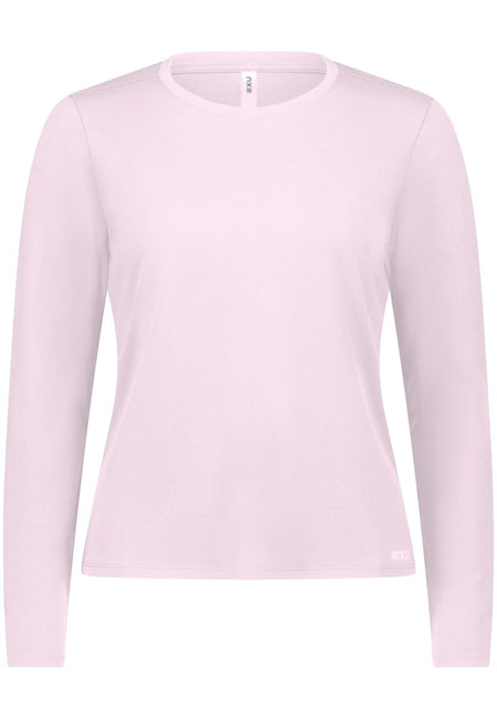 2XU - Ignition Aero Mesh Long Sleeve Laufshirt Damen - pink frost/pinkfrostreflective - 2X-WR7420A-PIF/PRF-XXS - Sportbrands24