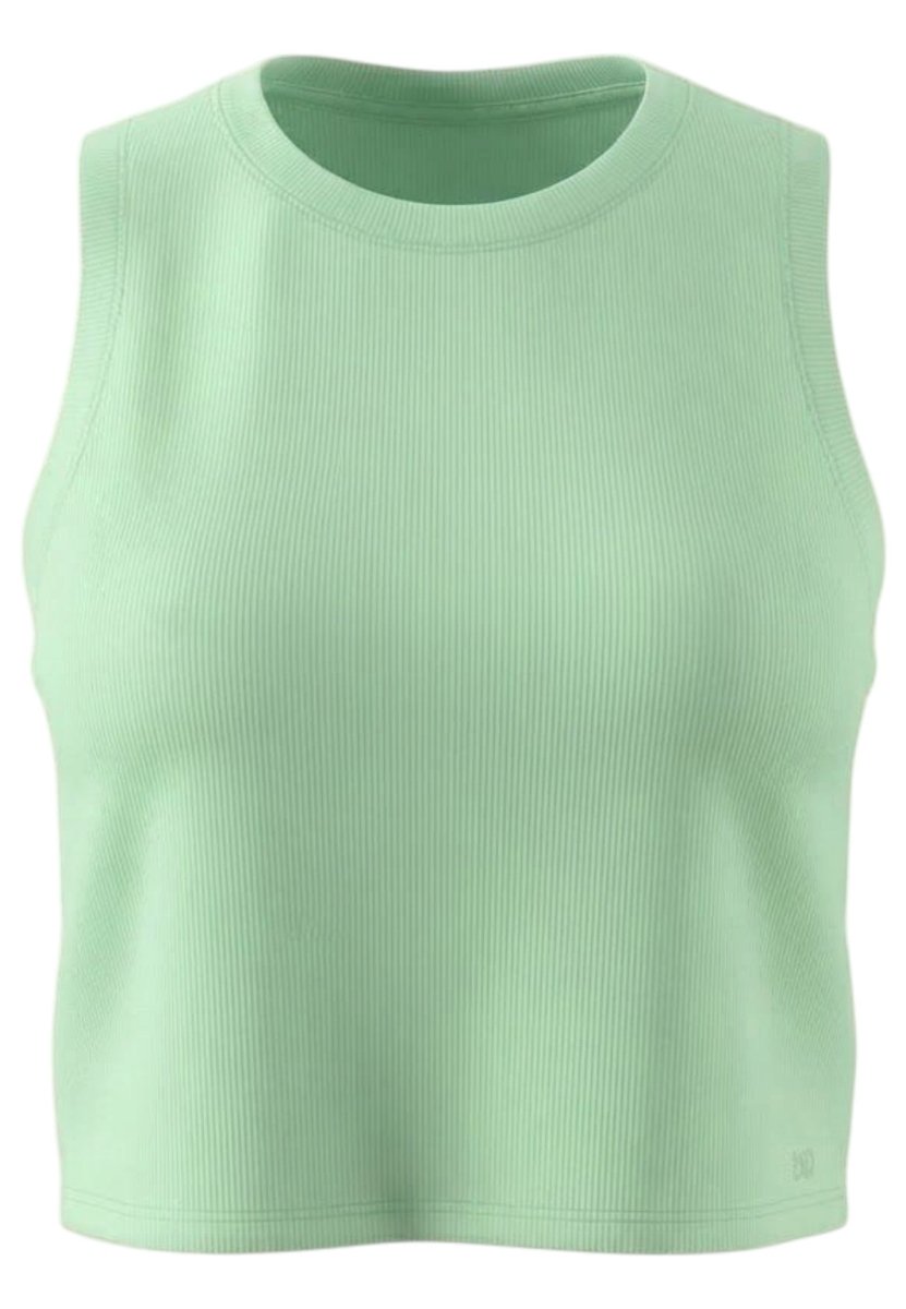 2XU - Aero Mesh Crop Tank Laufshirt Damen - lime zest/lime zest reflective - 2X-WR7450A-LMZ/LZR-XXS - Sportbrands24