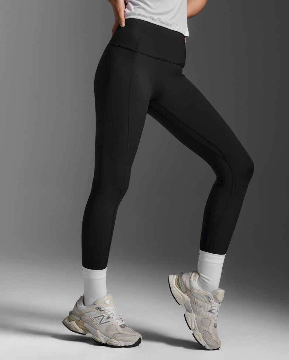 Fluid Hi-Rise 7/8 Tights Fitnesstight Damen - black/black