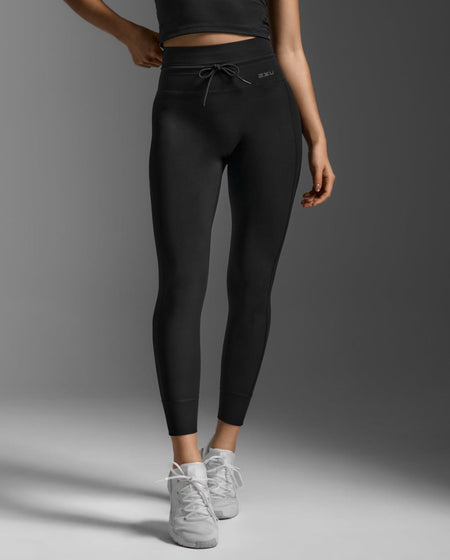 2XU - Flex Drawcord Tight Leggings Damen - black/black - 2X - WR7539B - BLK/BLK - S - Sportbrands24