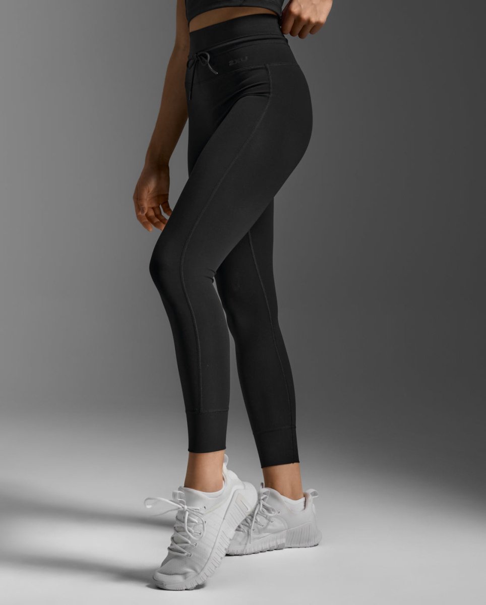 2XU - Flex Drawcord Tight Leggings Damen - black/black - 2X - WR7539B - BLK/BLK - S - Sportbrands24