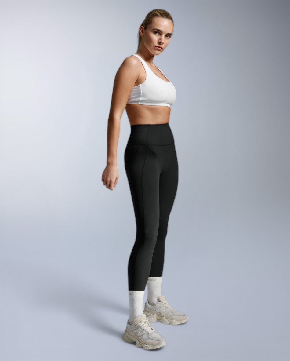 Fluid Hi-Rise Tights Women - black/black