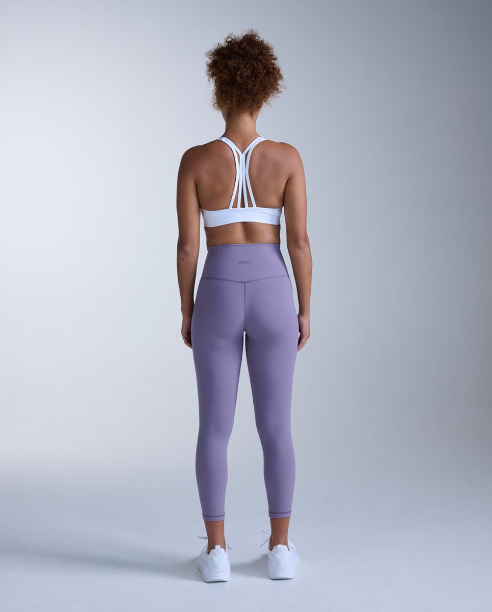 2XU - Form Fluid Hi - Rise 7/8 Fitnesstights Damen - dusted grape/dusted grape - 2X-WR7552B-DGR/DGR-XXS - Sportbrands24