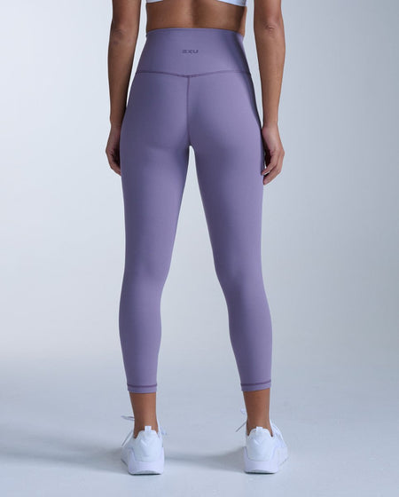 2XU - Form Fluid Hi - Rise 7/8 Fitnesstights Damen - dusted grape/dusted grape - 2X-WR7552B-DGR/DGR-XXS - Sportbrands24