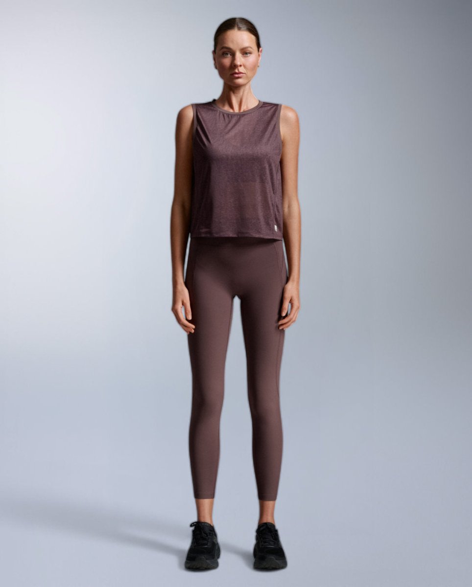 2XU - ReLight Crop Tank Tanktop Damen - currant/white - 2X-WR7568A-CRT/WHT-XXS - Sportbrands24