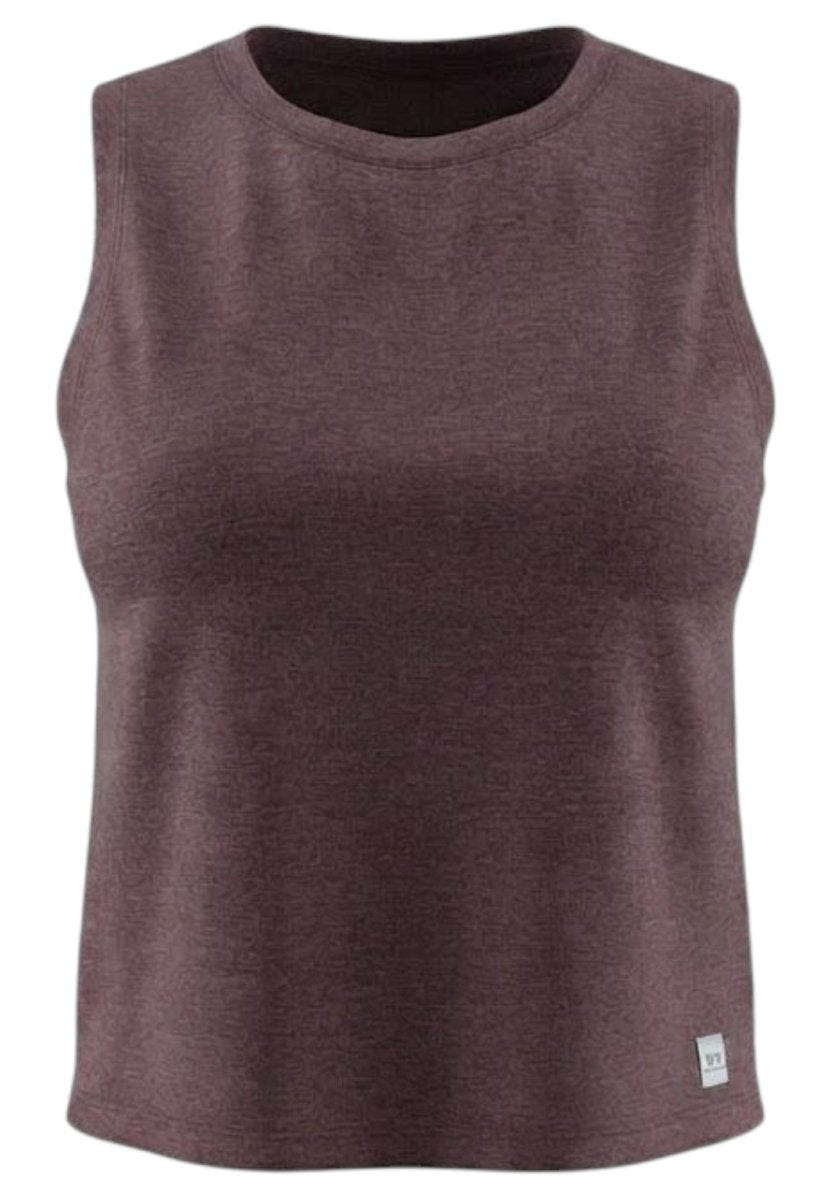 2XU - ReLight Crop Tank Tanktop Damen - currant/white - 2X-WR7568A-CRT/WHT-XXS - Sportbrands24