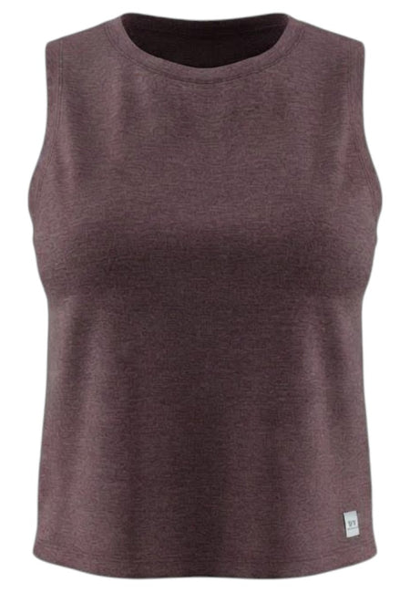2XU - ReLight Crop Tank Tanktop Damen - currant/white - 2X-WR7568A-CRT/WHT-XXS - Sportbrands24