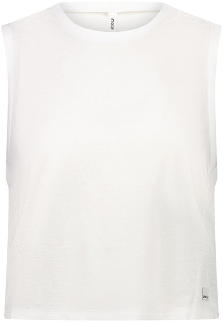 2XU - ReLight Crop Tank Tanktop Damen - white/white - 2X-WR7568A-WHT/WHT-XXS - Sportbrands24