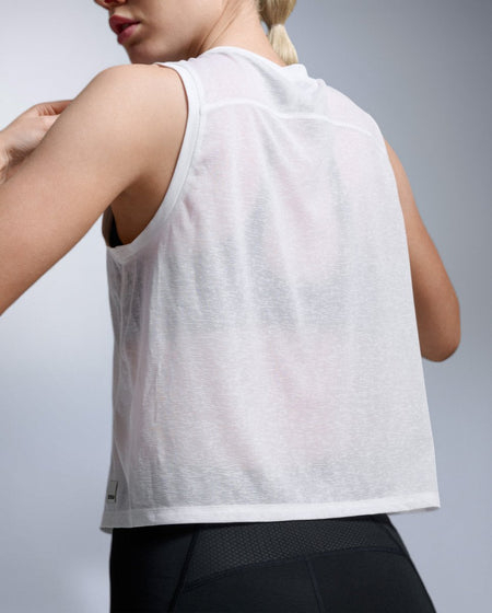 2XU - ReLight Crop Tank Tanktop Damen - white/white - 2X-WR7568A-WHT/WHT-XXS - Sportbrands24