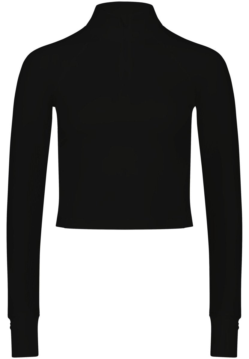 2XU - Womens Aero Waffle 1/2 Zip Laufshirt Damen - black/silver reflective - 2X-WR7575A-BLK/SRF-XXS - Sportbrands24