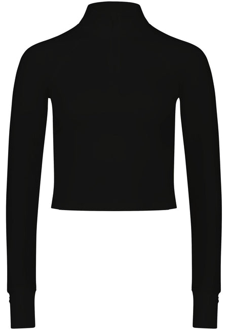 2XU - Womens Aero Waffle 1/2 Zip Laufshirt Damen - black/silver reflective - 2X-WR7575A-BLK/SRF-XXS - Sportbrands24