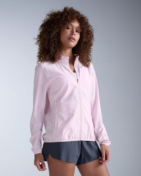 2XU - Aero Jacket Windjacke Damen - pink frost/pink reflective - 2X-WR7576A-PIF/PRF-XXS - Sportbrands24