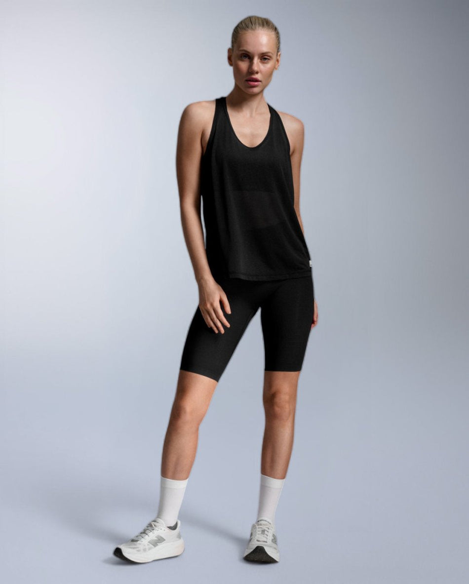 2XU - ReLight Racerback Singlet Tanktop Damen - black/white - 2X-WR7581A-BLK/WHT-XXS - Sportbrands24