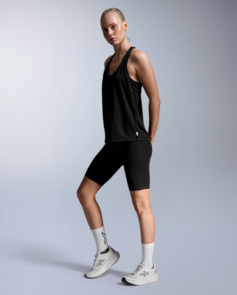 2XU - ReLight Racerback Singlet Tanktop Damen - black/white - 2X-WR7581A-BLK/WHT-XXS - Sportbrands24