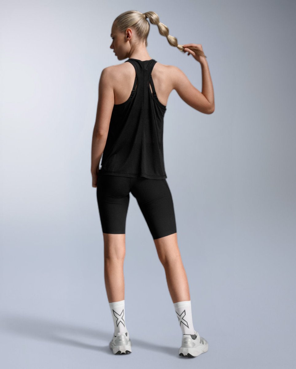 2XU - ReLight Racerback Singlet Tanktop Damen - black/white - 2X-WR7581A-BLK/WHT-XXS - Sportbrands24