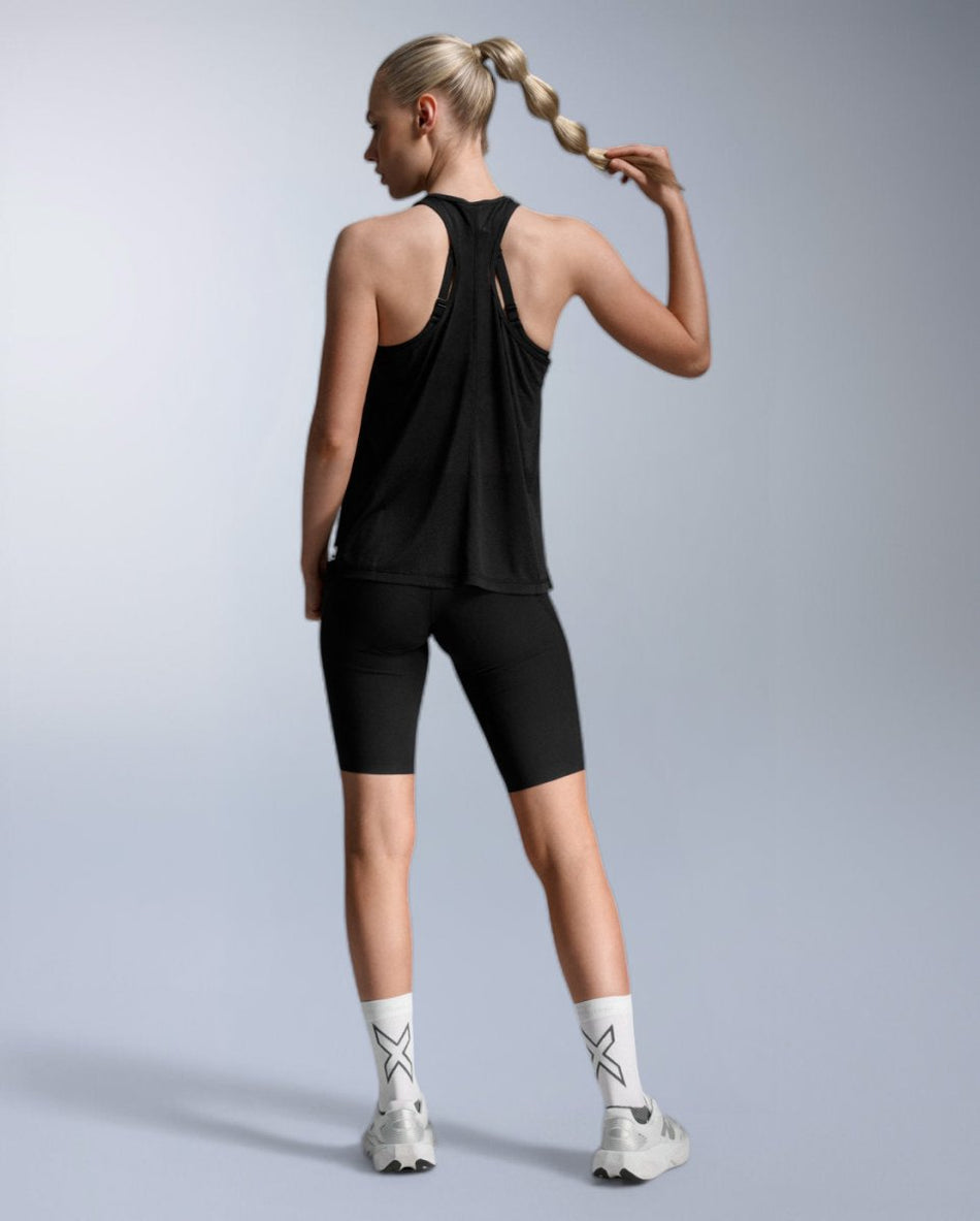 2XU - ReLight Racerback Singlet Tanktop Damen - black/white - 2X-WR7581A-BLK/WHT-XXS - Sportbrands24