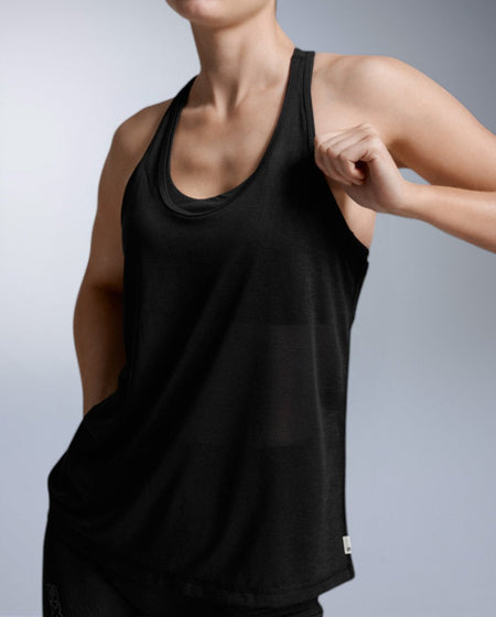 2XU - ReLight Racerback Singlet Tanktop Damen - black/white - 2X-WR7581A-BLK/WHT-XXS - Sportbrands24