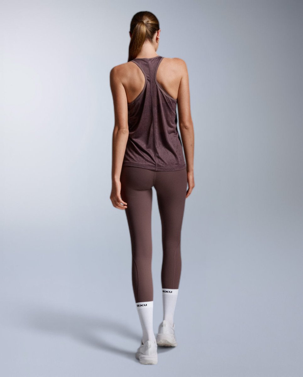 2XU - ReLight Racerback Singlet Tanktop Damen - currant/white - 2X-WR7581A-CRT/WHT-XXS - Sportbrands24