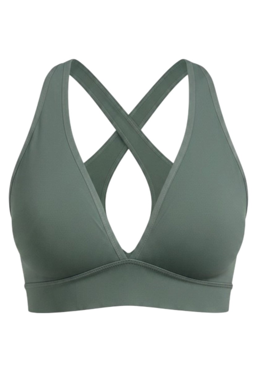 2XU - Feather Flex BondedCrossBackBra Sport-BH Damen - olive leaf/olive leaf - 2X-WR7648A-OLL/OLL-XXS - Sportbrands24