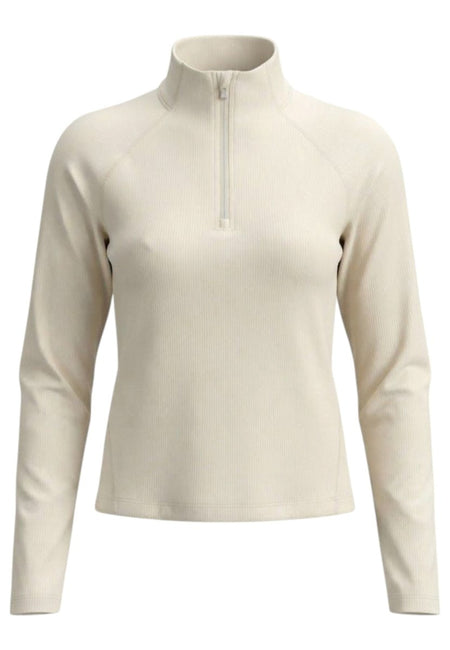 2XU - Aero Trail 1/2 Zip Laufshirt Damen - chalk/white reflective - 2X-WR7659A-CHK/WRF-L - Sportbrands24