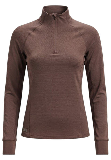 2XU - Aero Trail 1/2 Zip Laufshirt Damen - currant silver reflective - 2X-WR7659A-CRT/SRF-XXS - Sportbrands24