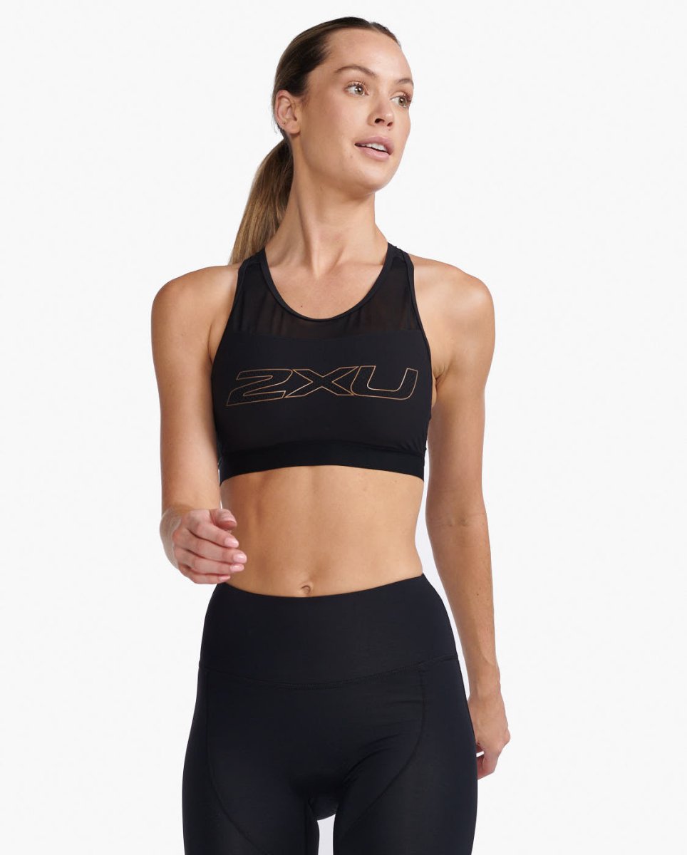 2XU - Aero Tri Bra Sport - BH Damen - black/white - 2X-WT6434A-BLK/WHT-XL - Sportbrands24