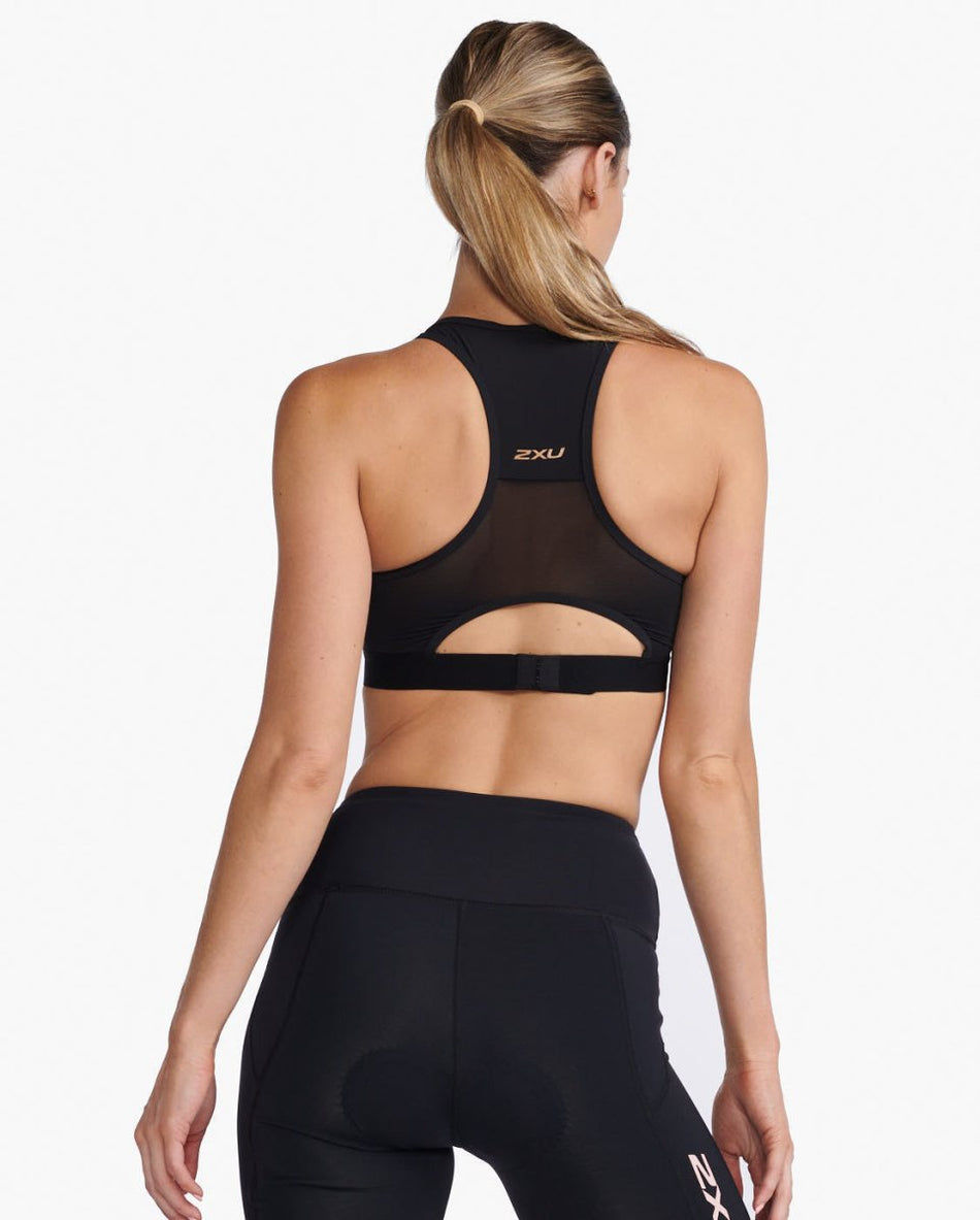 2XU - Aero Tri Bra Sport - BH Damen - black/white - 2X-WT6434A-BLK/WHT-XXS - Sportbrands24