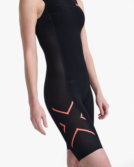 2XU - Propel Swimskin Triathlonanzug Damen - black/hyper coral - 2X-WT6659D-BLK/HYC-XXS - Sportbrands24