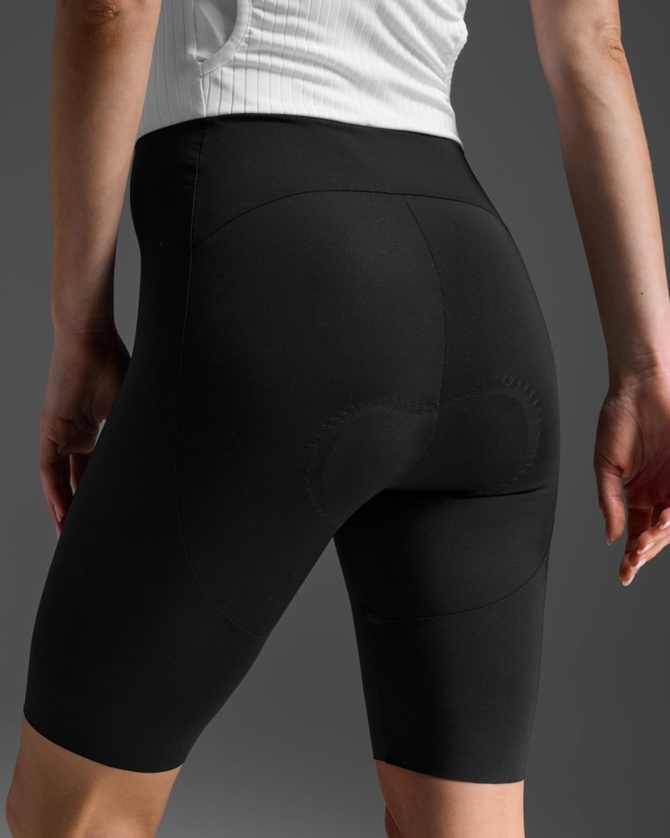 2XU - Light Speed React Sleeved Trisuit Triathlonanzug Damen - black/white - 2X-WT7401D-BLK/WHT-XXS - Sportbrands24