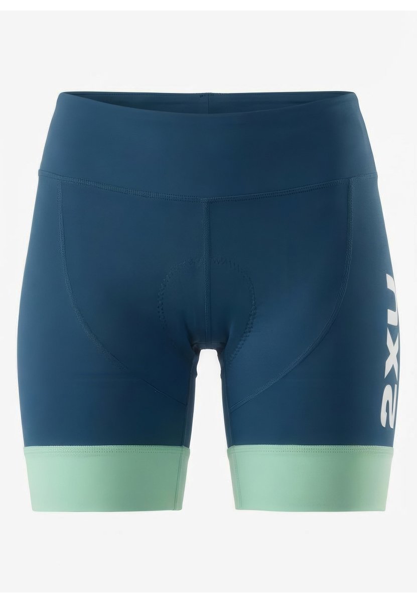 2XU - Aero Hex 7 Inch Tri Short Triathlonshorts Damen - jelly mint/majol - 2X-WT7403B-JLM/MAJ-XXS - Sportbrands24