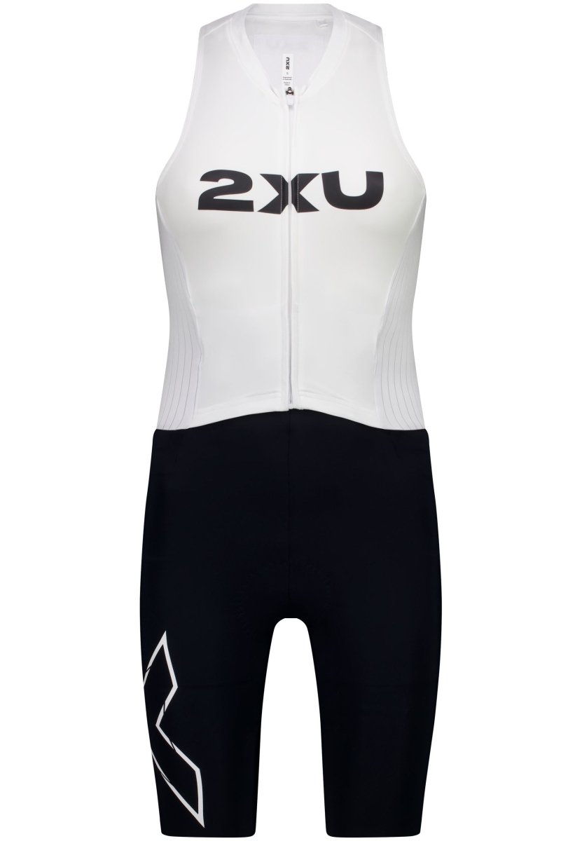 2XU - Light Speed React Trisuit Triathlonanzug Damen - black/white - 2X-WT7646D-BLK/WHT-XXS - Sportbrands24