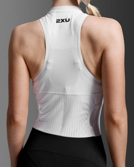 2XU - Light Speed React Trisuit Triathlonanzug Damen - black/white - 2X-WT7646D-BLK/WHT-XXS - Sportbrands24