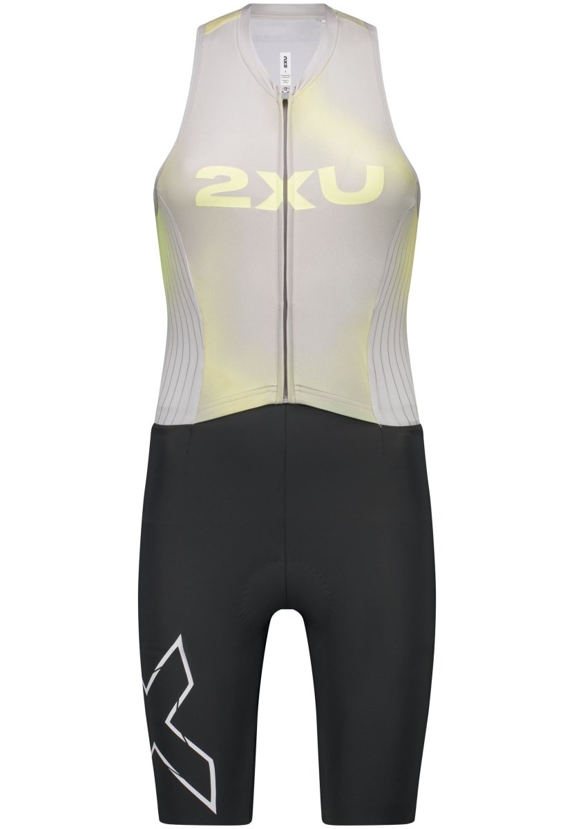 2XU - Light Speed React Trisuit Triathlonanzug Damen - lemon ice/jupiter - 2X-WT7646D-LMI/JUP-XXS - Sportbrands24