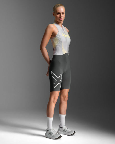 2XU - Light Speed React Trisuit Triathlonanzug Damen - lemon ice/jupiter - 2X-WT7646D-LMI/JUP-XXS - Sportbrands24