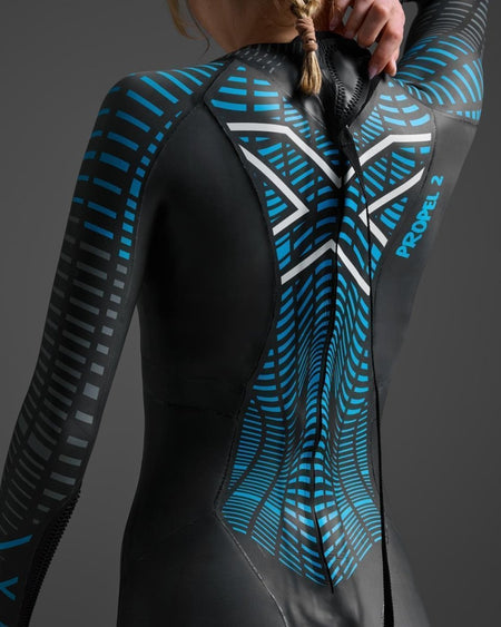 2XU - Propel P:2 Neoprenanzug Damen - black/aloha - 2X - WW4993C - BLK/ALO - Sportbrands24