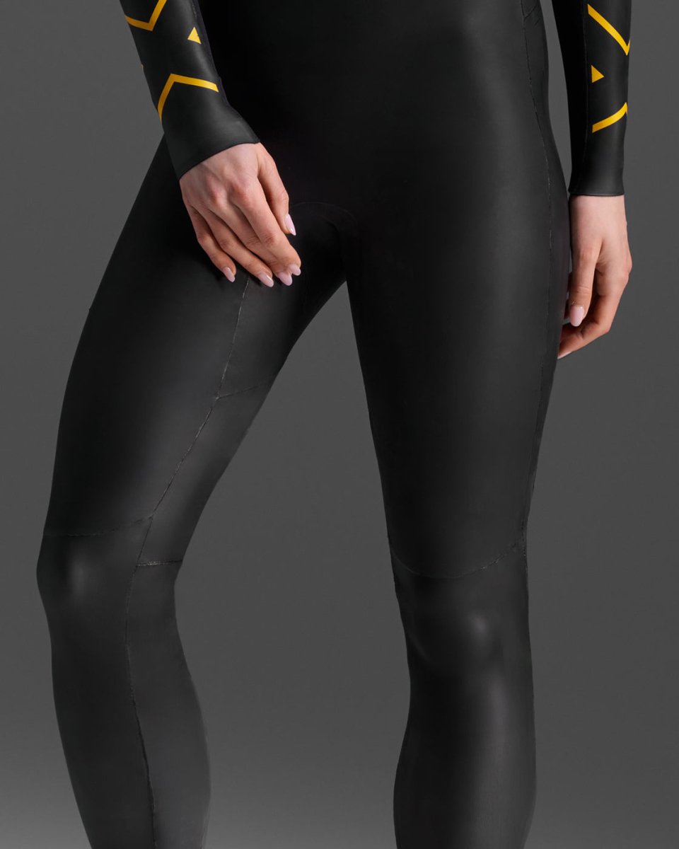 2XU - Propel P:1 Wetsuit Neoprenanzug Damen - black/ambition - 2X-WW4994C-BLK/ABN-XS - Sportbrands24