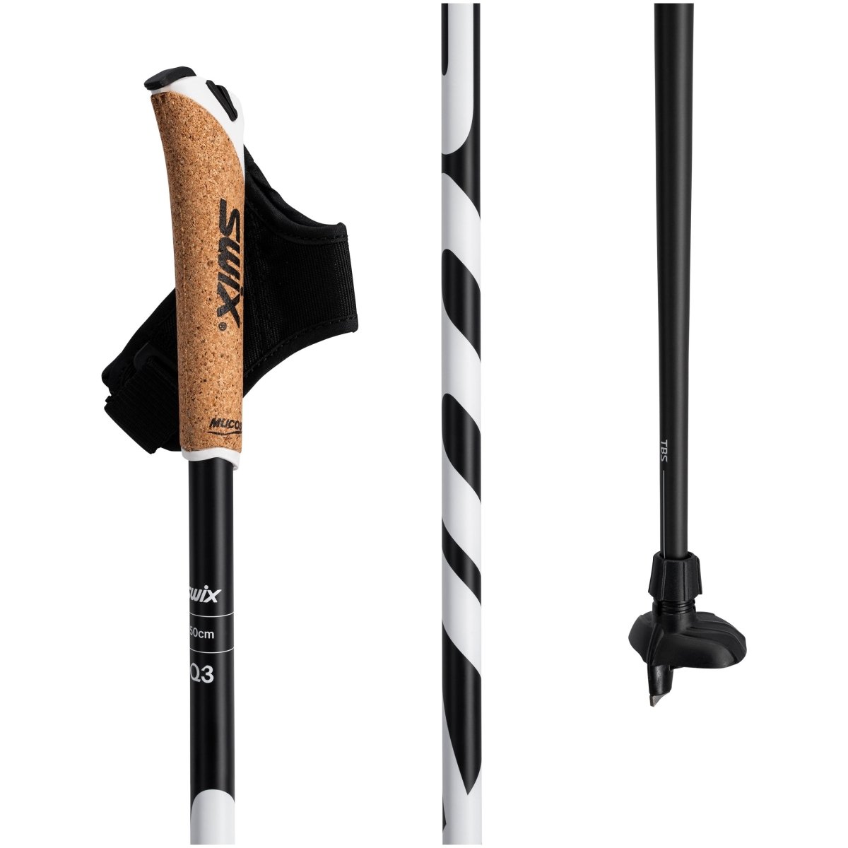 Swix - Q3 Pole Langlaufstock - black - SX-XCQ30-00-10000-1300 - Sportbrands24