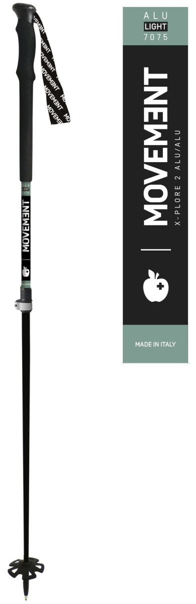 Movement - FREESKI ALU 2 WMN Skistöcke Damen - MOV-D-22310BKGN-95-140 - Sportbrands24