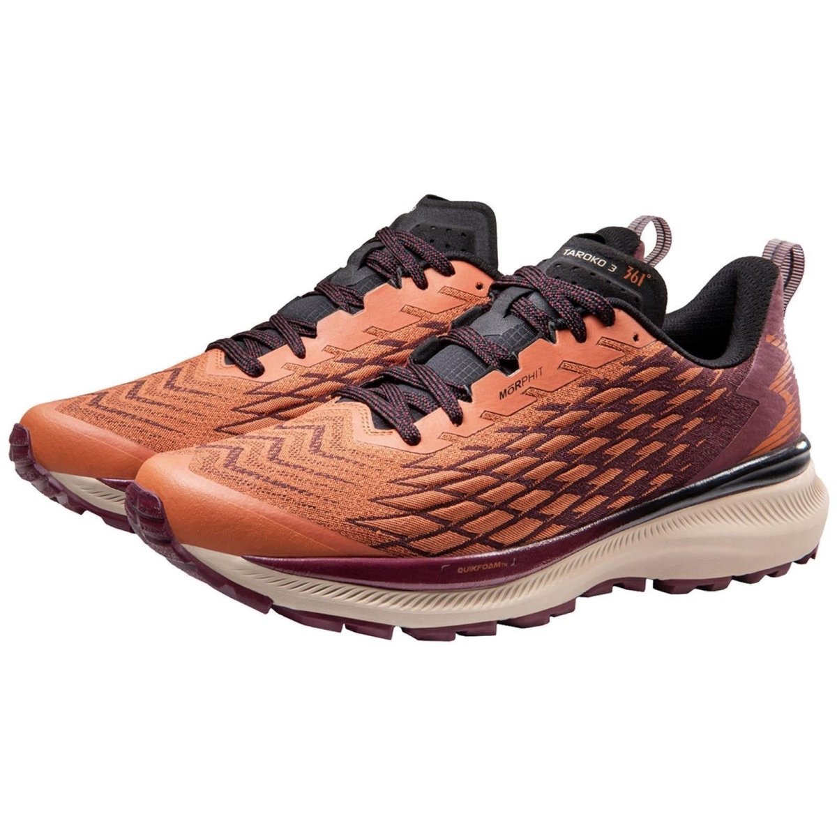 361 - Taroko 3 Laufschuh Damen - orange oxide/dark ch - 361-Y2255-2232-100 - Sportbrands24
